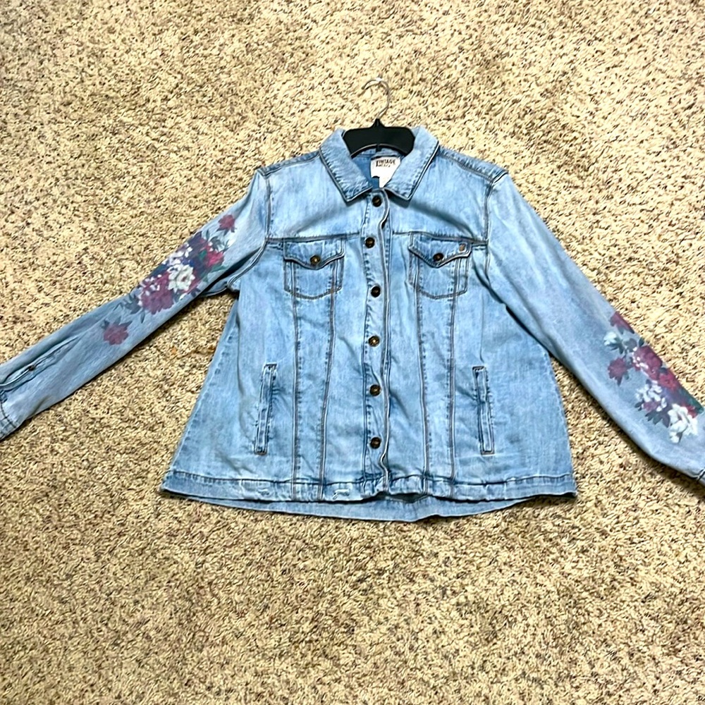 Vintage American blue denim jacket